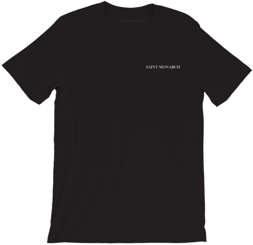 Saint Monarch™ Minimalistic T-Shirt Black