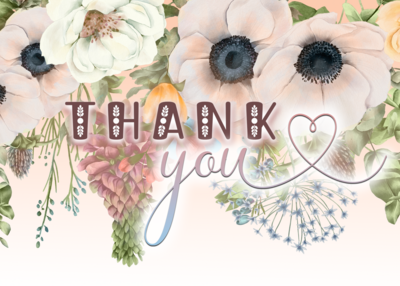Small Business Thank You card Folding Card