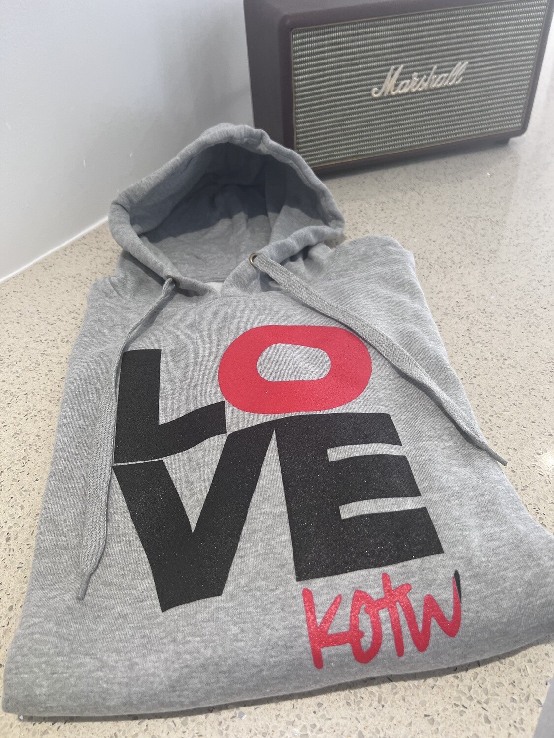 KOTW LOVE Grey Hoodies