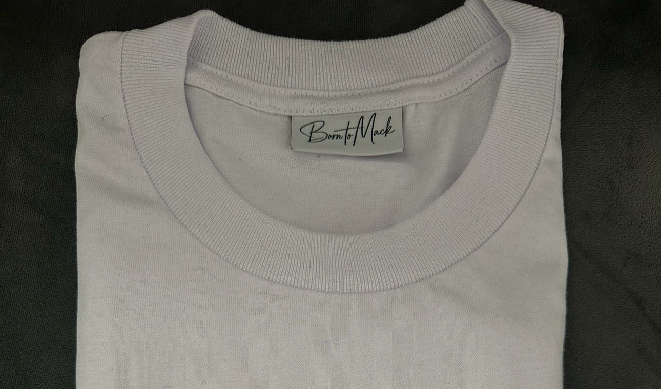 BORN TO MACK WHITE T SHIRT