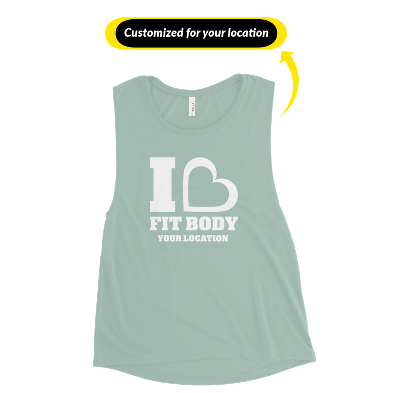 I Love Fit  Body Women&#39;s Muscle Tank