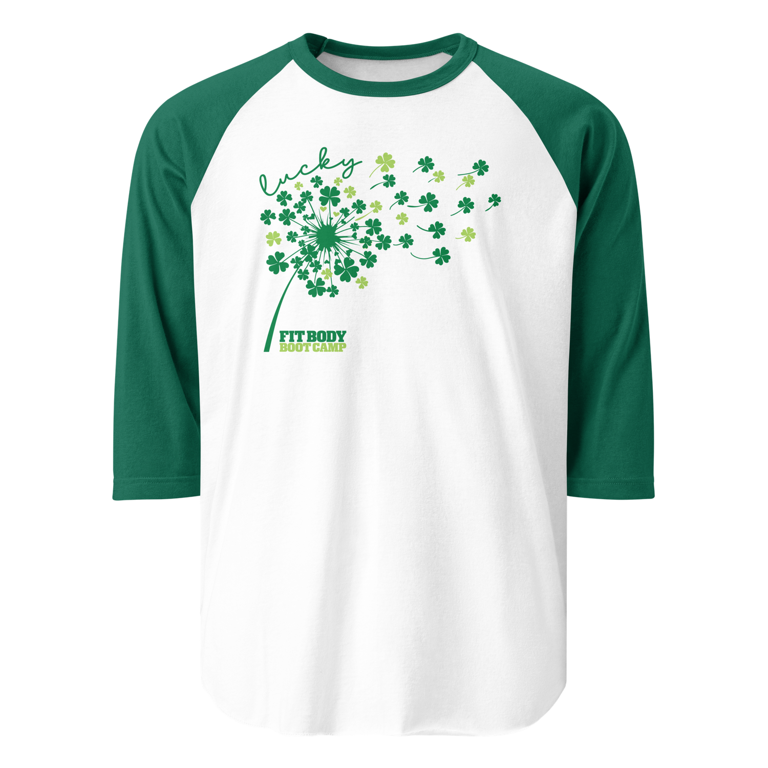 Lucky - Unisex 3/4 Length Baseball Tee