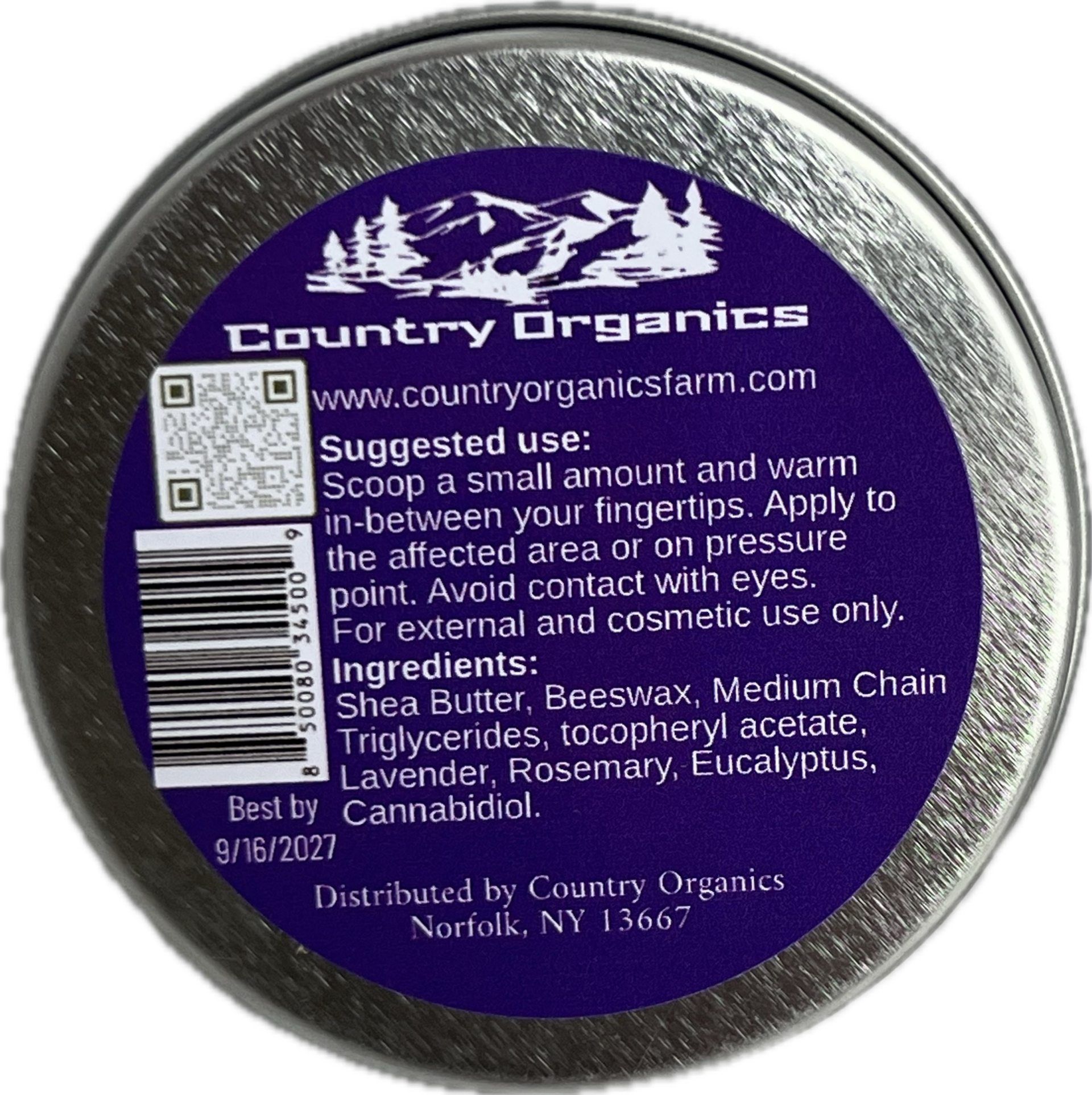 Lavender CBD Balm - 2500MG