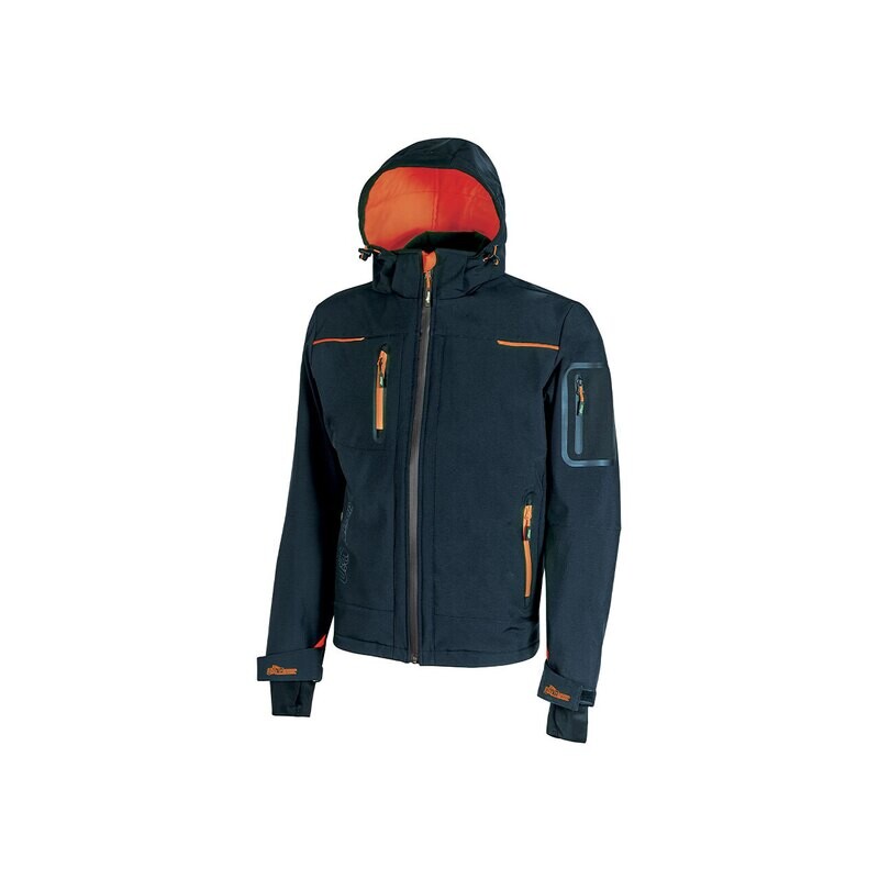 U-POWER GIACCA SOFTSHELL SPACE COLORE DEEP BLUE