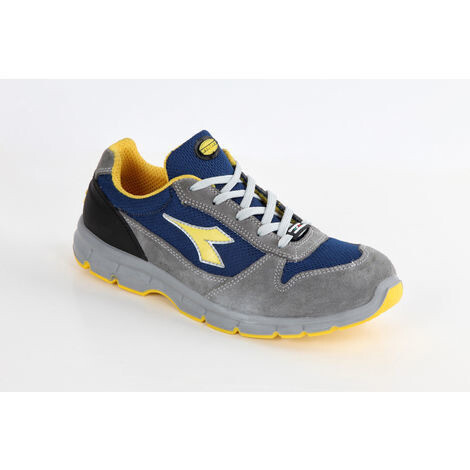 DIADORA RUN II TEXTILE ESD LOW GRIGIO CASTELLO/INSIGNA BLU