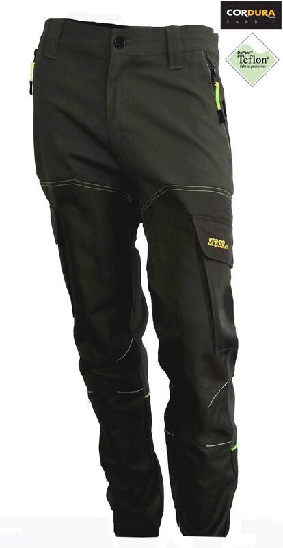 PANTALONI TECNICI IMPERMEABILIZZATI TEFLON RINFORZATI CON CORDURA