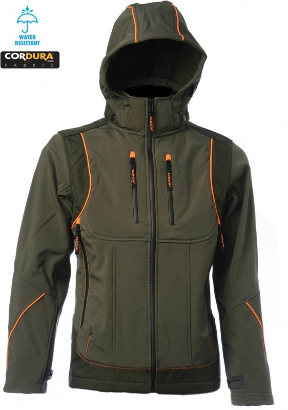 0486 GIACCA SOFTSHELL VERDE