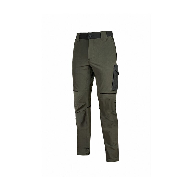 U-POWER PANTALONE TECNICO WORLD COLORE DARK GREEN