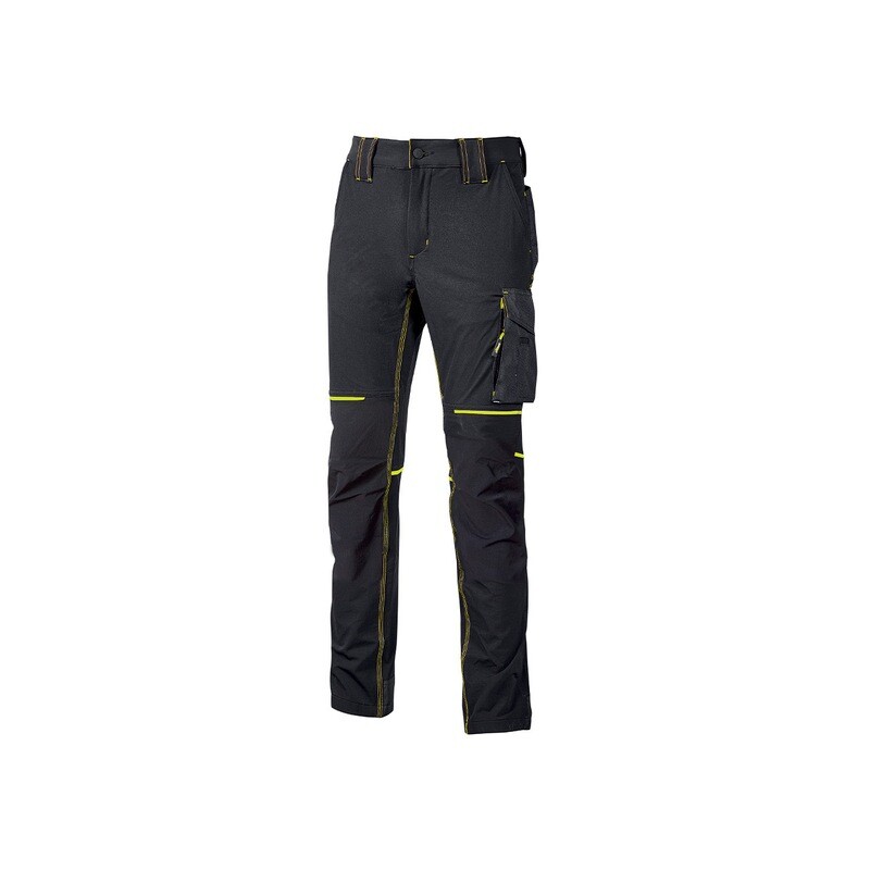 U-POWER PANTALONE TECNICO WORLD COLORE BLACK CARBON