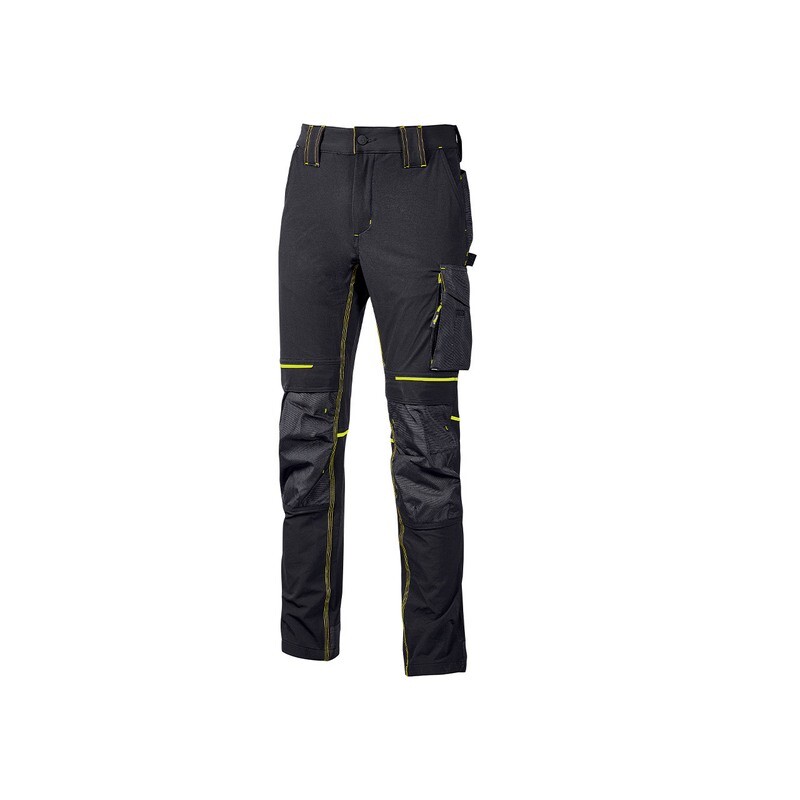 U-POWER PANTALONE TECNICO ATOM COLORE BLACK CARBON