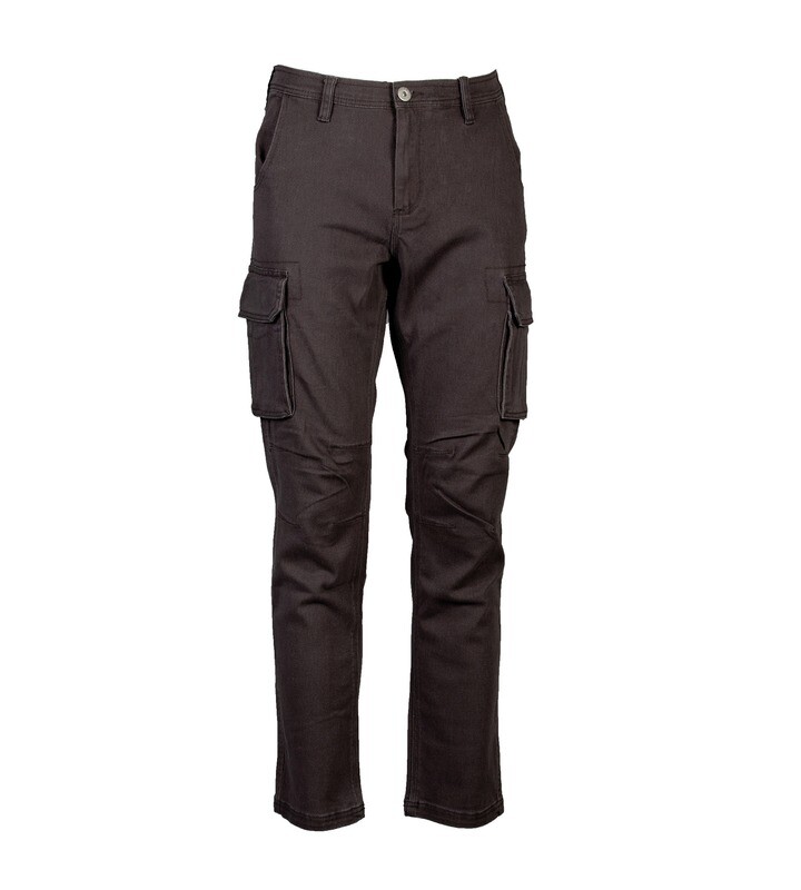 JRC LITUANIA PANTALONE MULTITASCHE ELASTICIZZATO COLORE DARK GREY