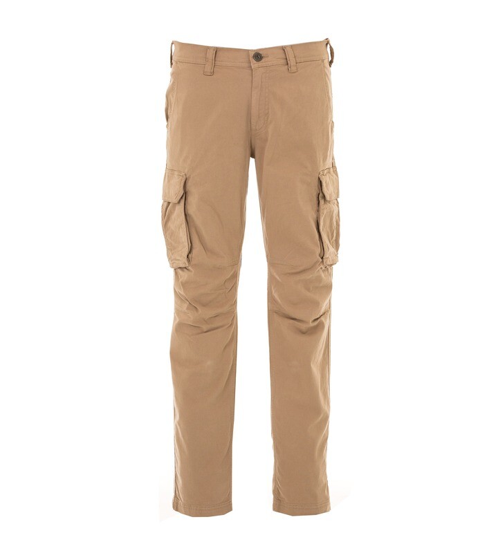JRC SAN MARINO PANTALONE MULTITASCHE ELASTICIZZATO KHAKI