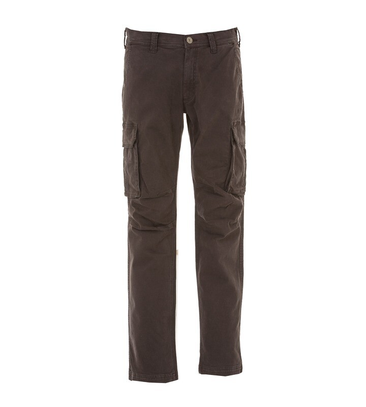 JRC SAN MARINO PANTALONE MULTITASCHE ELASTICIZZATO COLORE NERO