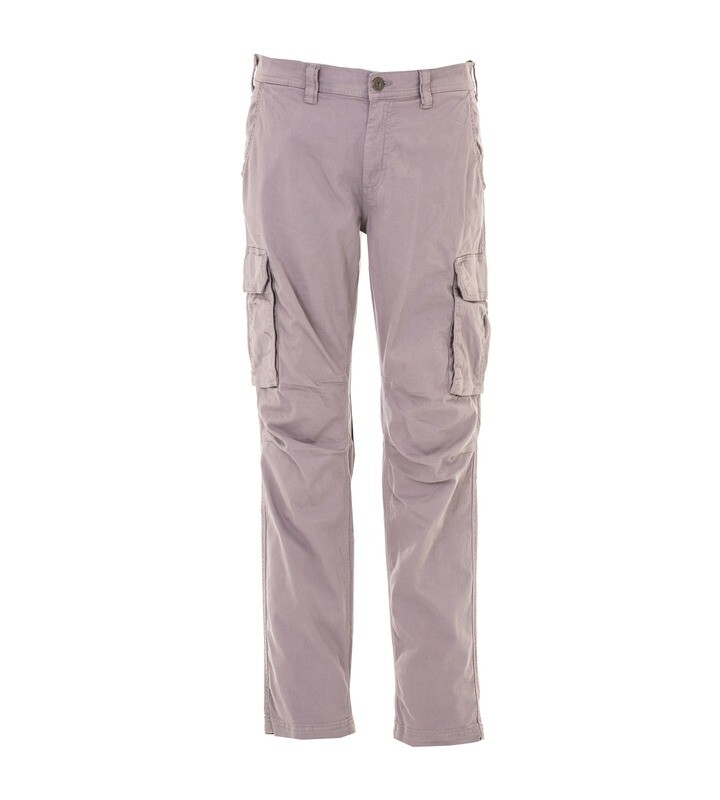 JRC SAN MARINO PANTALONE MULTITASCHE ELASTICIZZATO COLORE GRIGIO