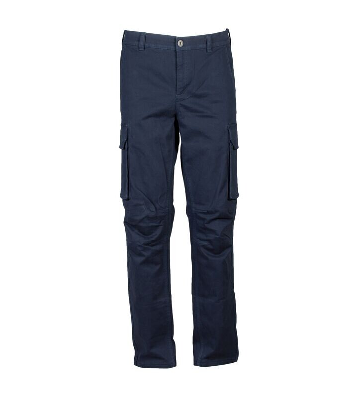 JRC SPALATO PANTALONE MULTITASCHE ELASTICIZZATO COLORE NAVY