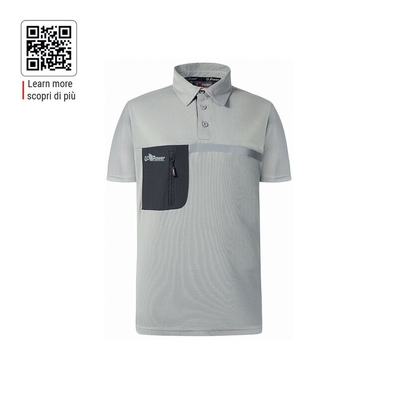U-POWER POLO UOMO LIBRA FU249LS COLORE LIME STONE