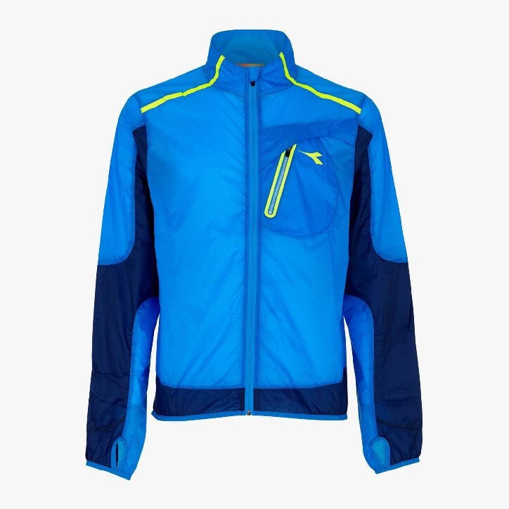 DIADORA GIACCA RUN U.STC WIND 171167 AZZURRO