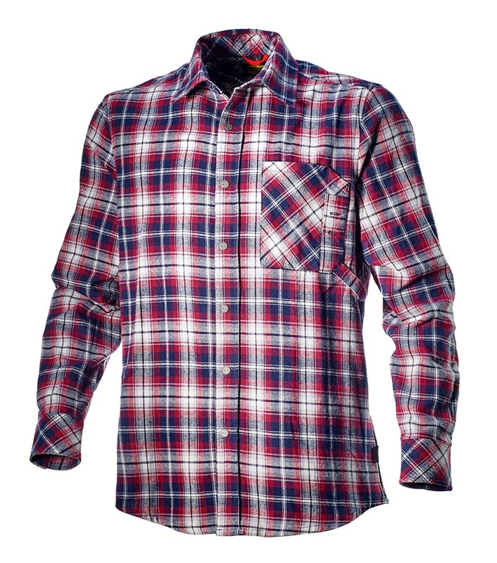 DIADORA SHIRT CHECK 171662-C6533 - BLU CORSAIR/STAR WHITE RED