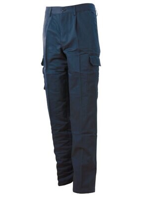 PANTALONI INVERNALI MULTITASCHE ART. 570 BLU NAVY