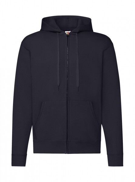 FRUIT OF THE LOOM FELPA C/CAPPUCCIO ZIP INTERA F62062 COLORE DEEP NAVY ( disponibile in 5/7 gg. richiedici informazioni)