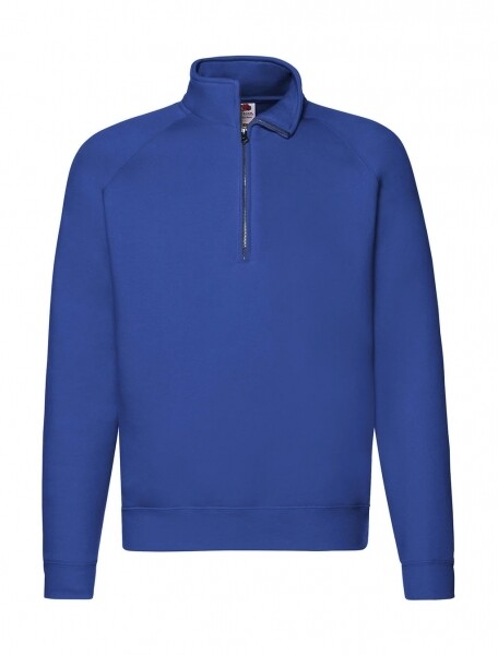 FRUIT OF THE LOOM FELPA 1/2 ZIP F62032 COLORE ROYAL ( disponibile in 5/7 gg. richiedici informazioni)