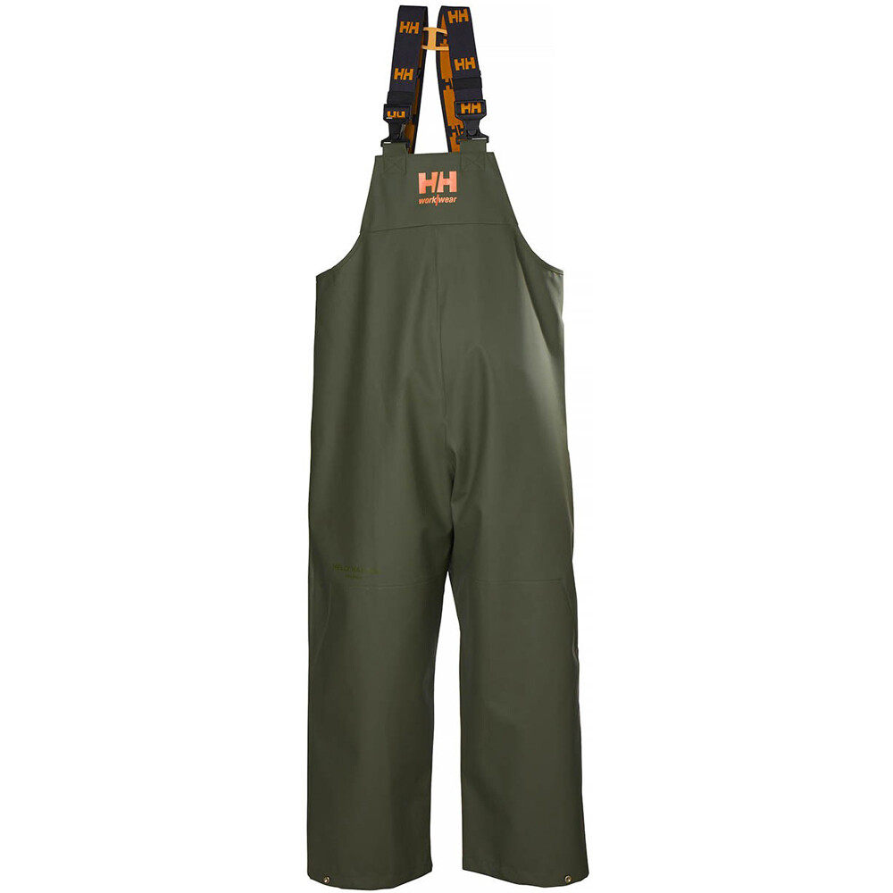 HELLY HANSEN 70583 STORM RAIN BIB SALOPETTE COLORE VERDE ARMY