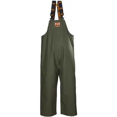 HELLY HANSEN 70583 STORM RAIN BIB SALOPETTE COLORE VERDE ARMY