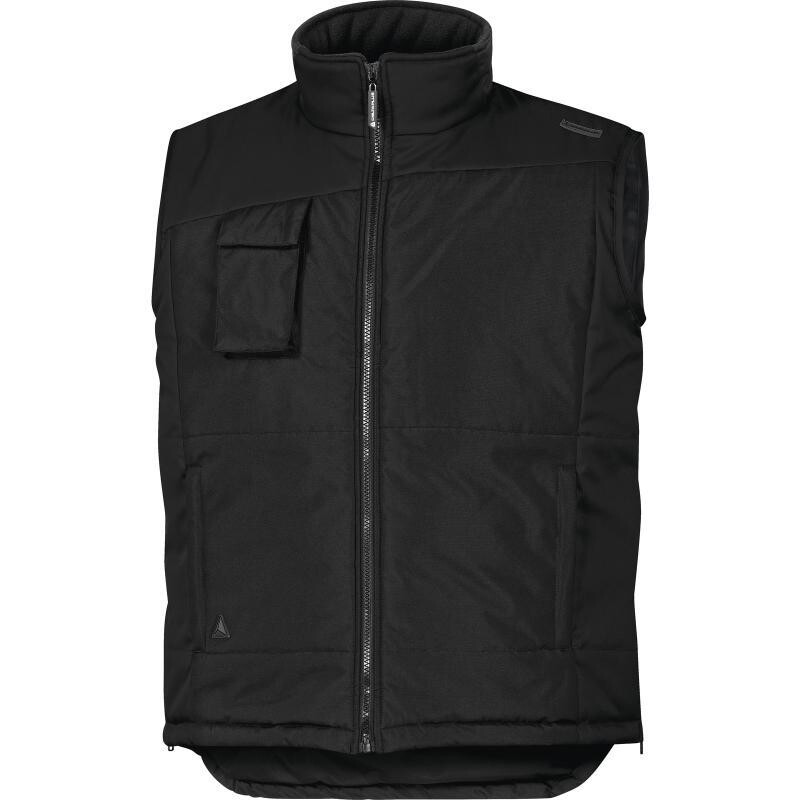 FIDJI2 GILET POLIESTERE PONGEE SPALMATURA IN PVC COLORE NERO