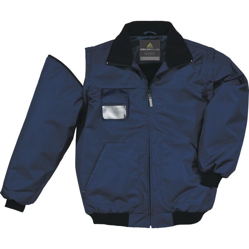 RENO GIUBBOTTO IN POLIESTERE OXFORD SPALMATO PU COLORE BLU