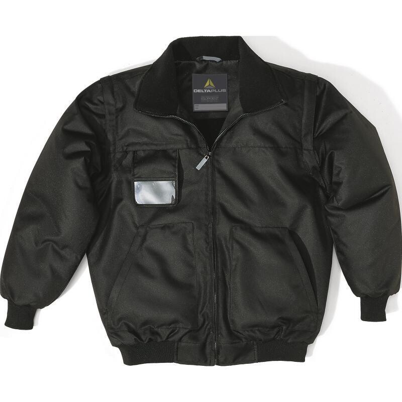 RENO GIUBBOTTO IN POLIESTERE OXFORD SPALMATO PU COLORE NERO