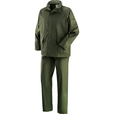ART. 461050 VICTORIA Completo giacca e pantalone in PU con supporto in tessuto 100% poliestere - VERDE