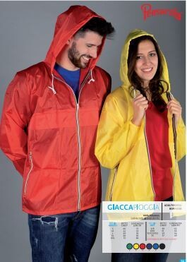 GIACCA PIOGGIA 76105U COLORE GIALLO