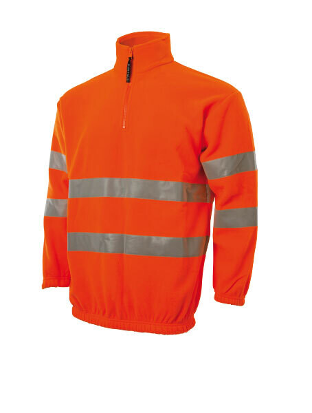 290 MAGLIA PILE ALTA VISIBILITA' ARANCIO