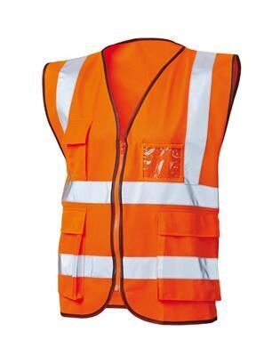 GILET ALTA VISIBILITA' 69SE0333/00 -69GT0143/00 MULTITASCHE ARANCIO