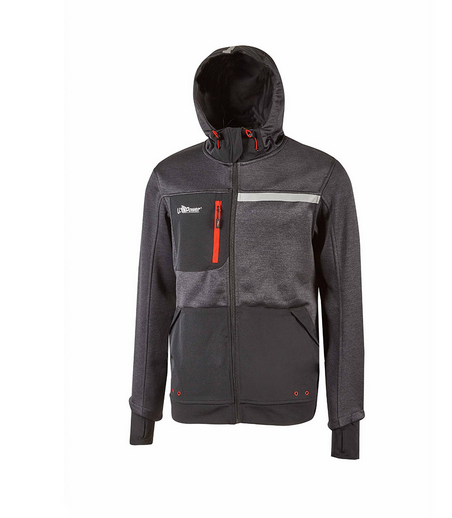 FELPA GALAXY DA LAVORO CON ZIP