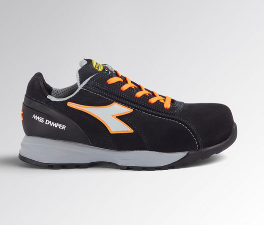 GLOVE MDS LOW S3 HRO 177664/181148 DARK NAVY/ORANGE FLUO C9545