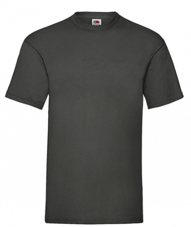 T-SHIRT FRUIT OF THE LOOM M/M DARK GREY  (disponibili in 5/7 gg, richiedi info)