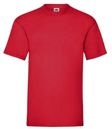 T-SHIRT FRUIT OF THE LOOM M/M ROSSO (disponibile in 5/7 gg, richiedi info)
