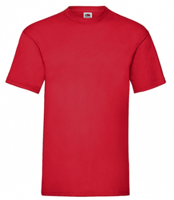 T-SHIRT FRUIT OF THE LOOM M/M ROSSO (disponibile in 5/7 gg, richiedi info)