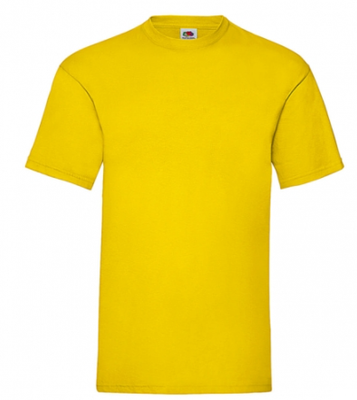 T-SHIRT FRUIT OF THE LOOM GIALLO (disponibili in 5/7 gg, richiedi info)