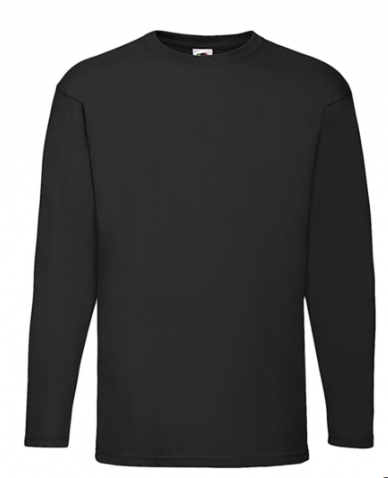T-SHIRT FRUIT OF THE LOOM M/L NERO(disponibili in 5/7 gg, richiedi info)