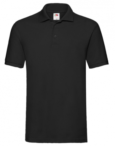 POLO FRUIT OF THE LOOM M/M NERO (disponibili in 5/7 gg, richiedi info)