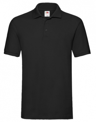 POLO FRUIT OF THE LOOM M/M NERO (disponibili in 5/7 gg, richiedi info)