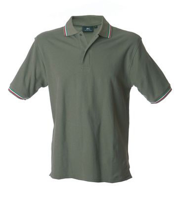 POLO JRC M/M VERDE MILITARE (disponibile in 5/7 gg, richiedi info)