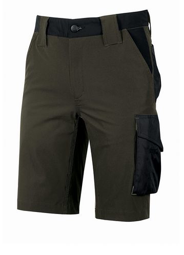 U-POWER MERCURY Bermuda in tessuto U-4 DARK GREEN