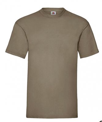 T-SHIRT FRUIT OF THE LOOM M/M KAKI (disponibili in 5/7 gg, richiedi info)