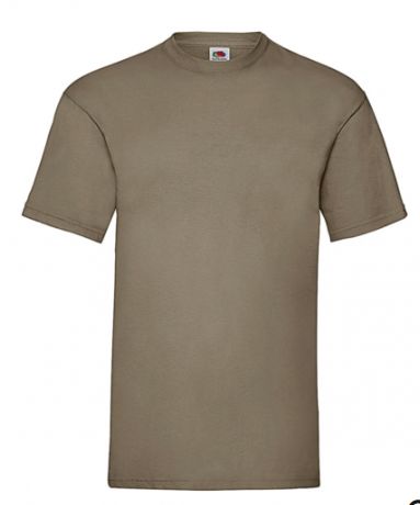 T-SHIRT FRUIT OF THE LOOM M/M KAKI (disponibili in 5/7 gg, richiedi info)