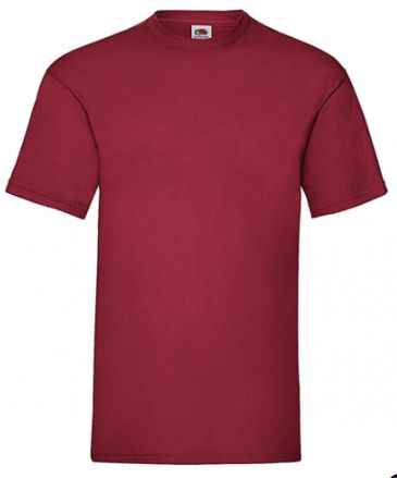 T-SHIRT FRUIT OF THE LOOM M/M BRICK RED (disponibili in 5/7 gg, richiedi info)