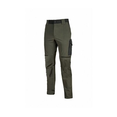 U-POWER PANTALONE TECNICO WORLD COLORE DARK GREEN