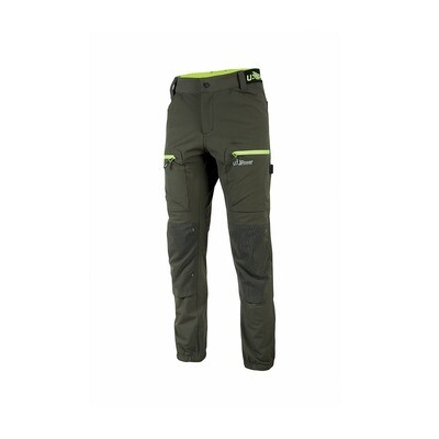 PANTALONI U-POWER DA LAVORO STRETCH IN TESSUTO U-4 FU267 COL DARK GREEN PANTALONI U-POWER DA LAVORO STRETCH IN TESSUTO U-4 FU267 COL DARK GREEN